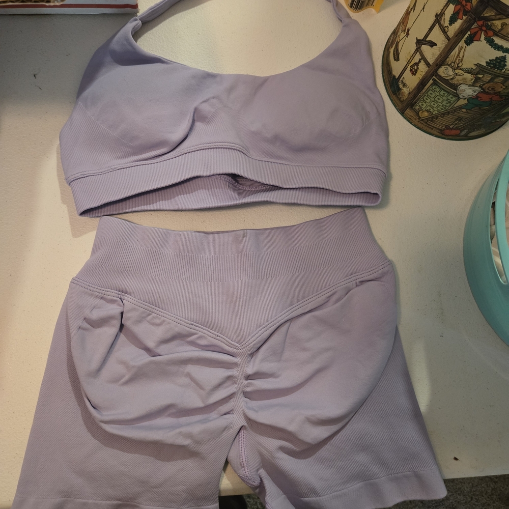 Lavender ATHLETIC SET SHEIN